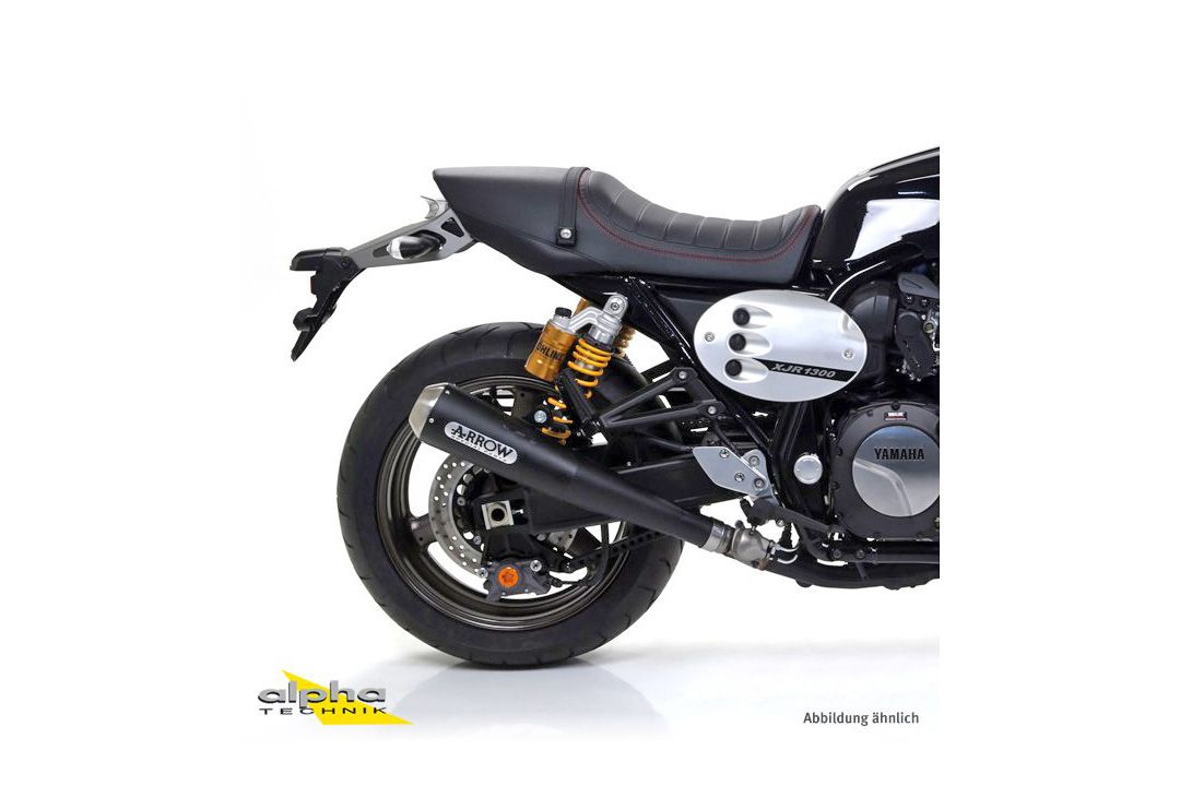 ARROW Auspuff DARK PRO RACING für Yamaha XJR1300 2007-2016, Edelstahl schwarz