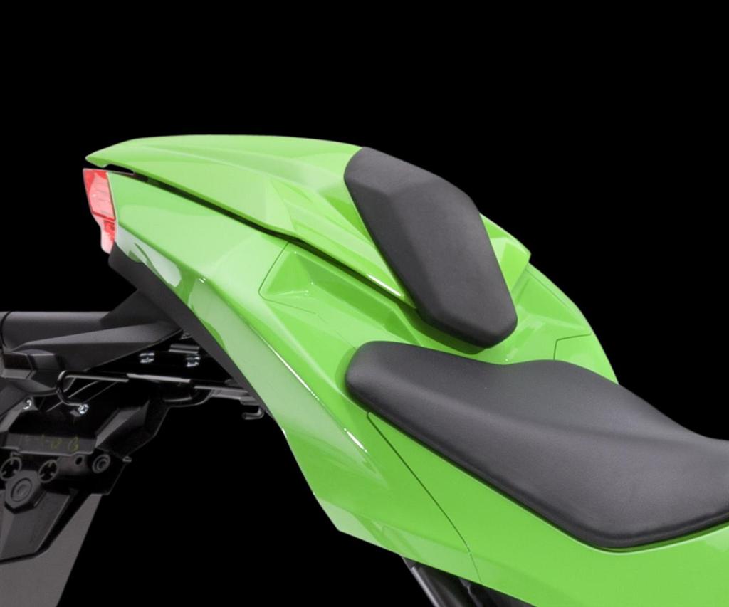 Abdeckung Soziussitz 35K Candy Flat Blazed Green Z300 2016 Original Kawasaki
