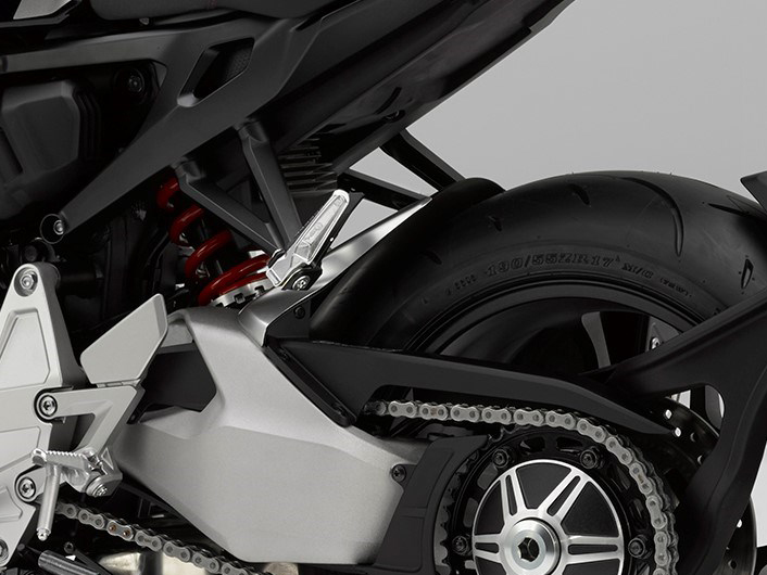 Hinterradabdeckung Alu-Look für Honda CB1000R (BJ 18-)
