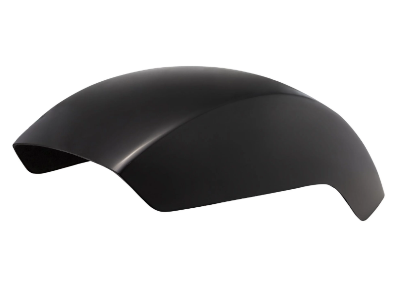 Kotflügel EVO II für Vespa PX 80-200ccm, GFK, klein, schwarz