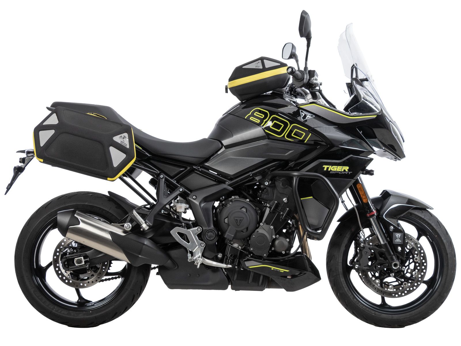 C-Bow Seitenträger schwarz für Triumph Tiger Sport 800 (25-) Hepco & Becker