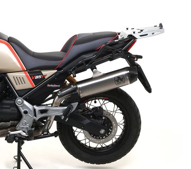 ARROW Auspuff DARK INDY RACE für Moto Guzzi V85 TT (19-)