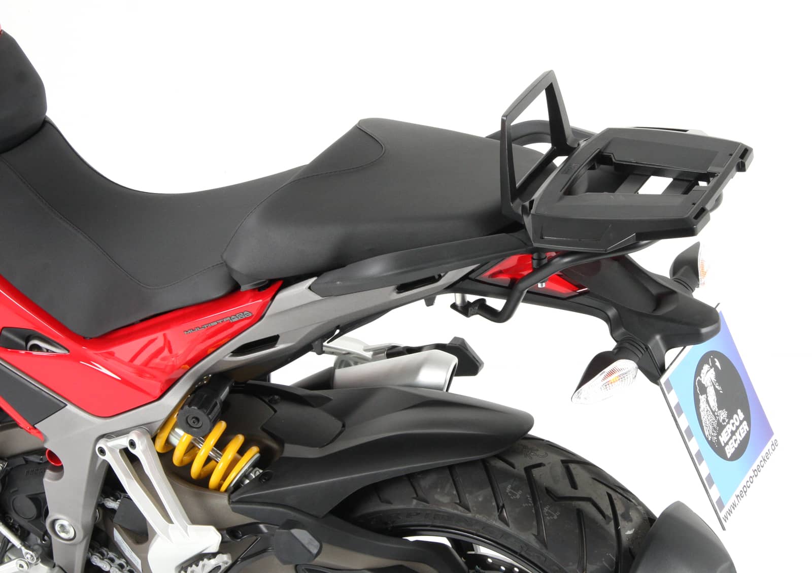 Alurack Topcaseträger für Ducati Multistrada 1200 /S (15-17) Hepco & Becker