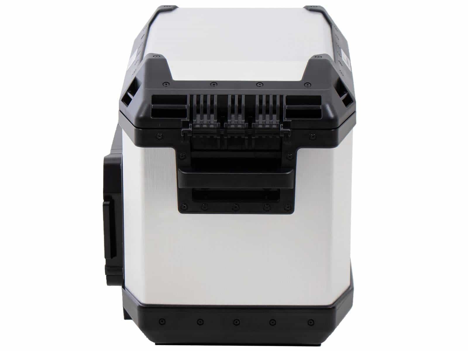 Seitenkoffer Alu Xplorer 40 Cutout links silber Hepco & Becker