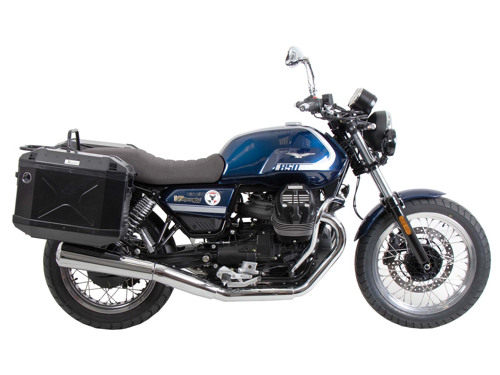 Kofferträger schwarz für Moto Guzzi V7 Special/Stone/Centenario (21-24) Hepco & Becker
