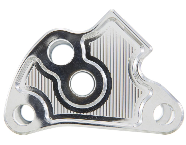 Adapter für Tieferlegung Stoßdämpfer, hinten für Vespa Primavera/​Sprint, chrom