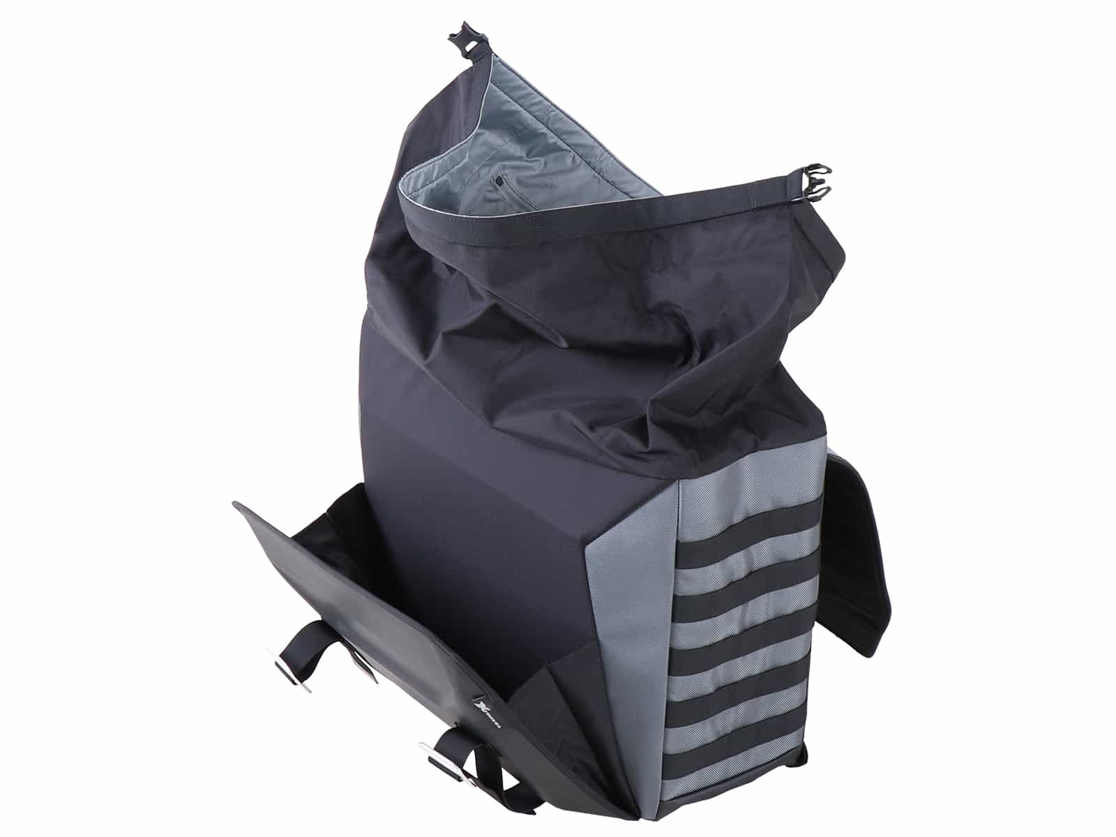 Seitentaschensatz Xtravel Basic inkl. 2x Universaladapterplatte für Rohrseitenkofferträger