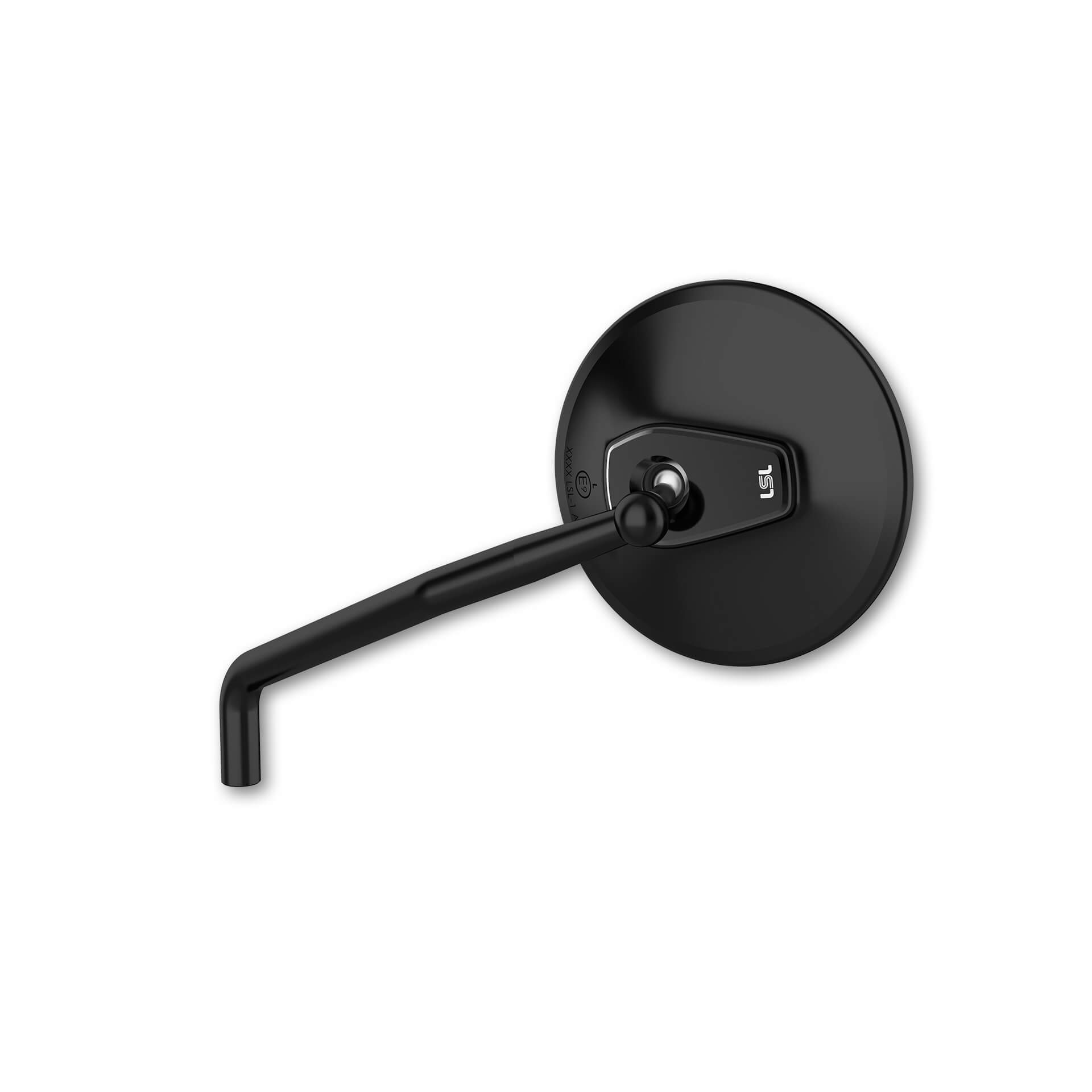 LSL Lenkerspiegel ERGONIA, Durchmesser 95 mm, schwarz, mit Straßenzulassung, ECE, für rechts und lin