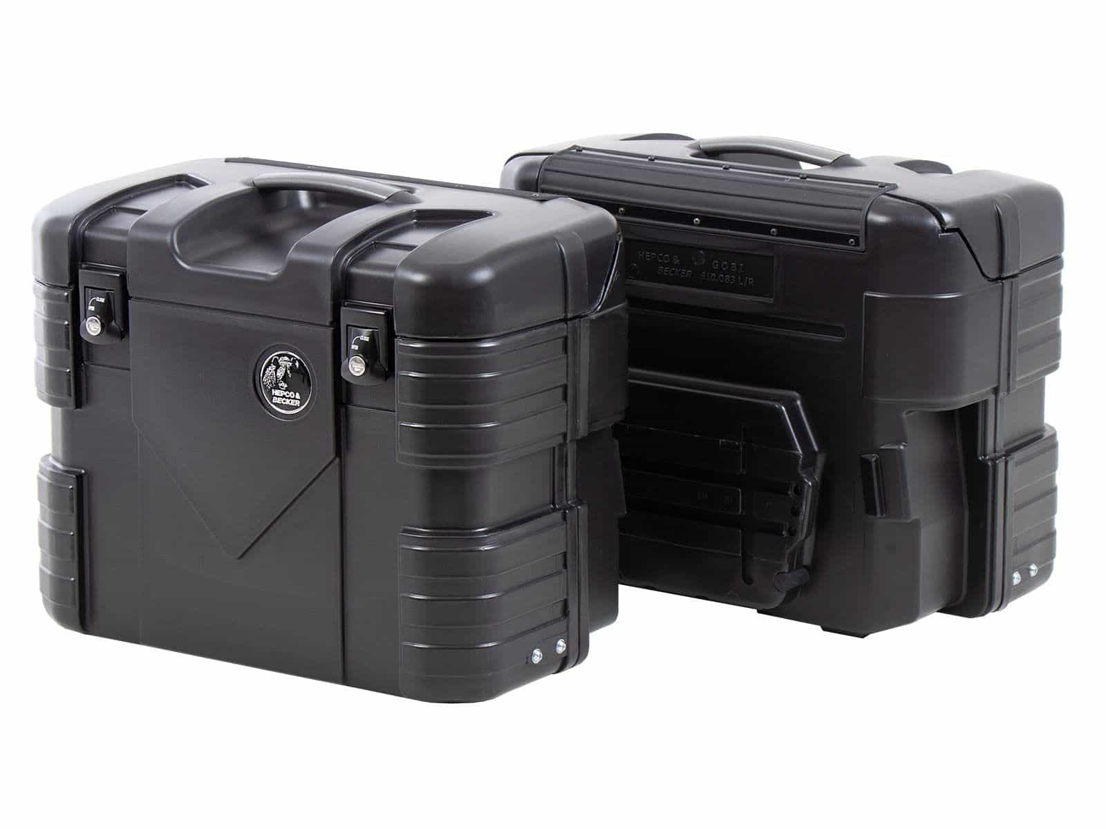 Gobi Seitenkoffersatz schwarz Hepco & Becker