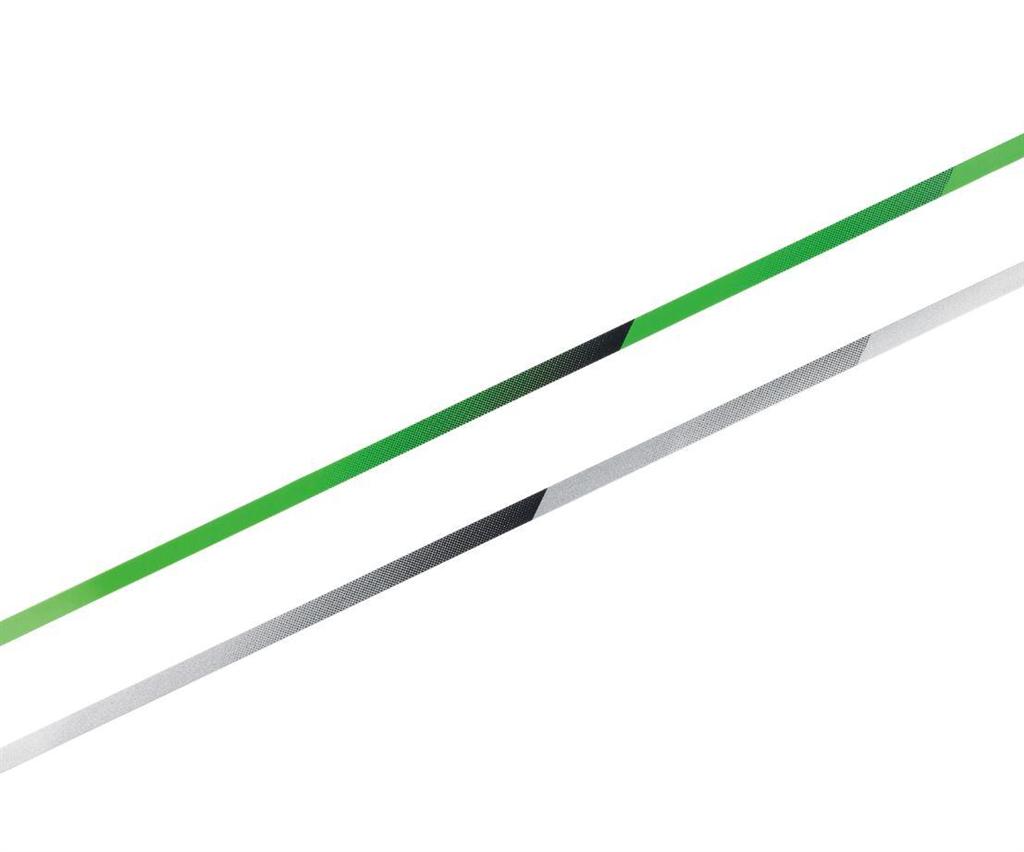 Felgenringe Set Grün Original Kawasaki