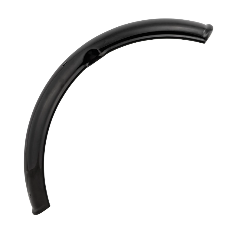 Kotflügel 2.0 Garelli ohne Halter für Vespa PX 80-200ccm, Metall schwarz glänzend