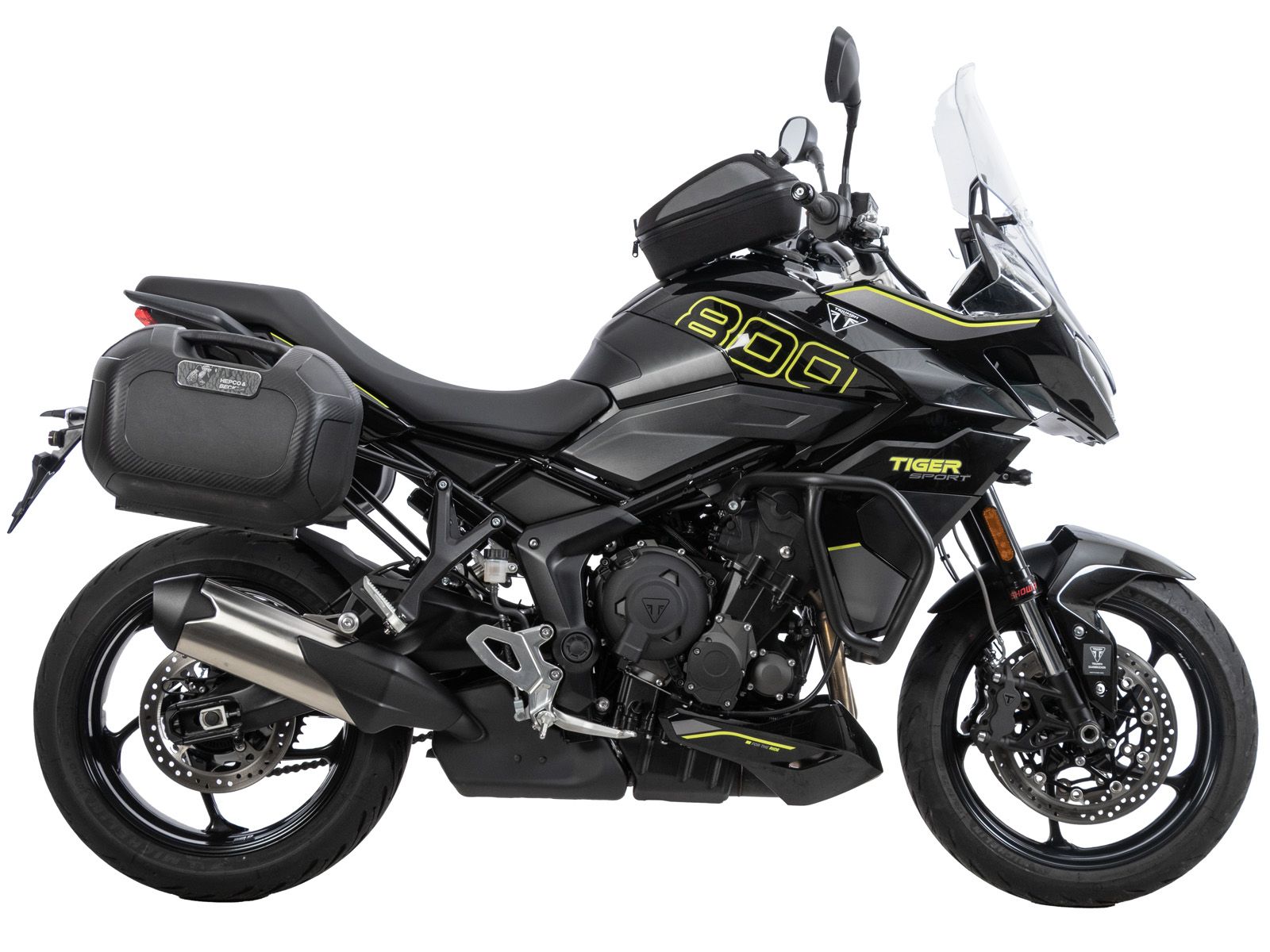 C-Bow Seitenträger schwarz für Triumph Tiger Sport 800 (25-) Hepco & Becker