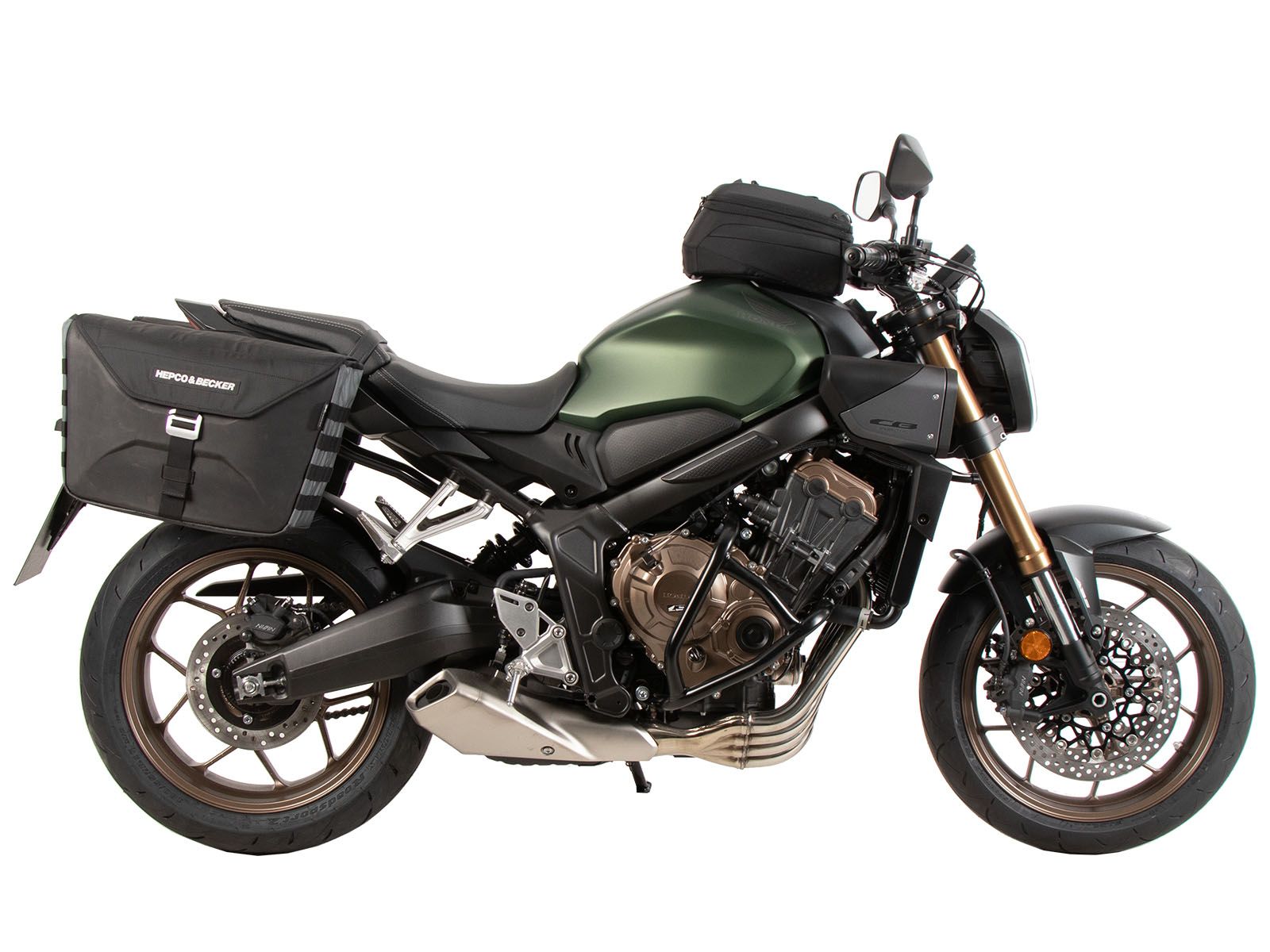 C-Bow Seitenträger schwarz für Honda CB 650 R / E-Clutch (24-) Hepco & Becker