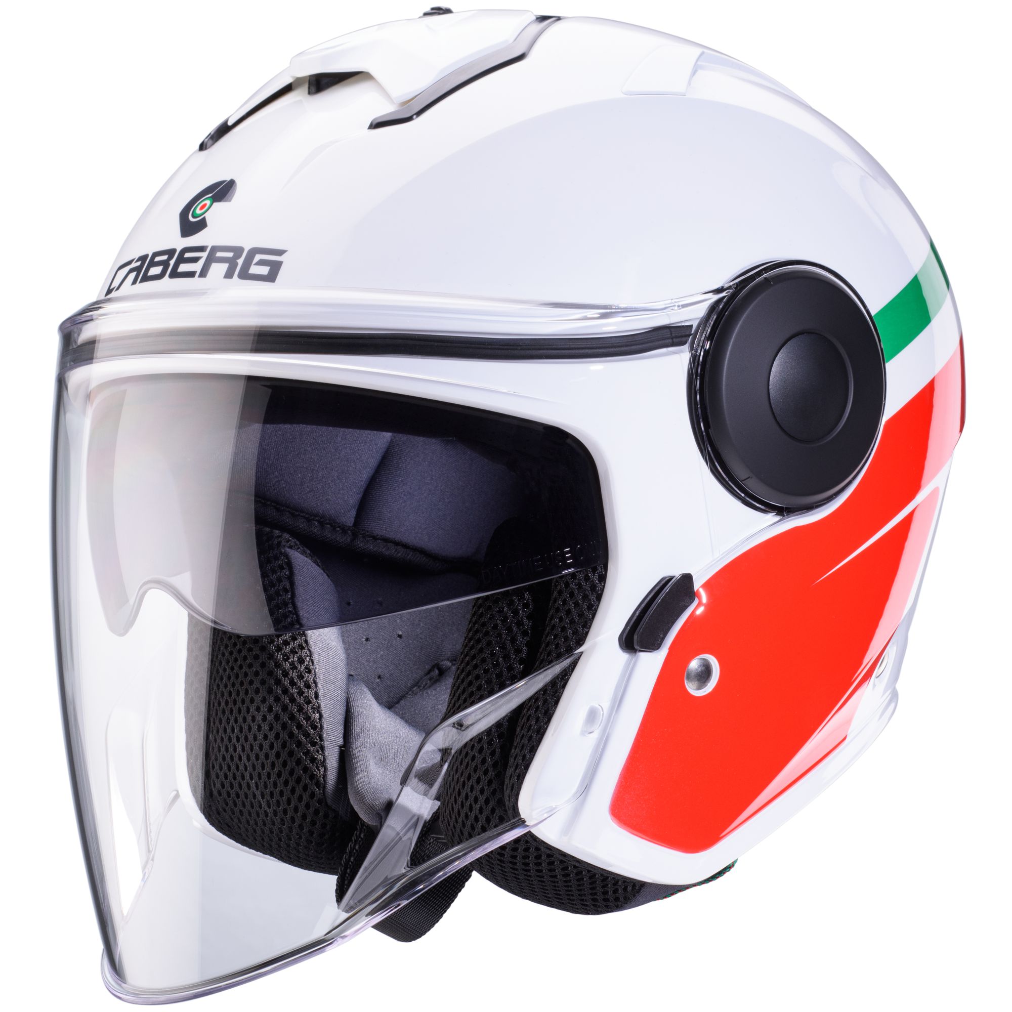 Caberg Helm Soho Zephyr Italia weiß/grün-rot