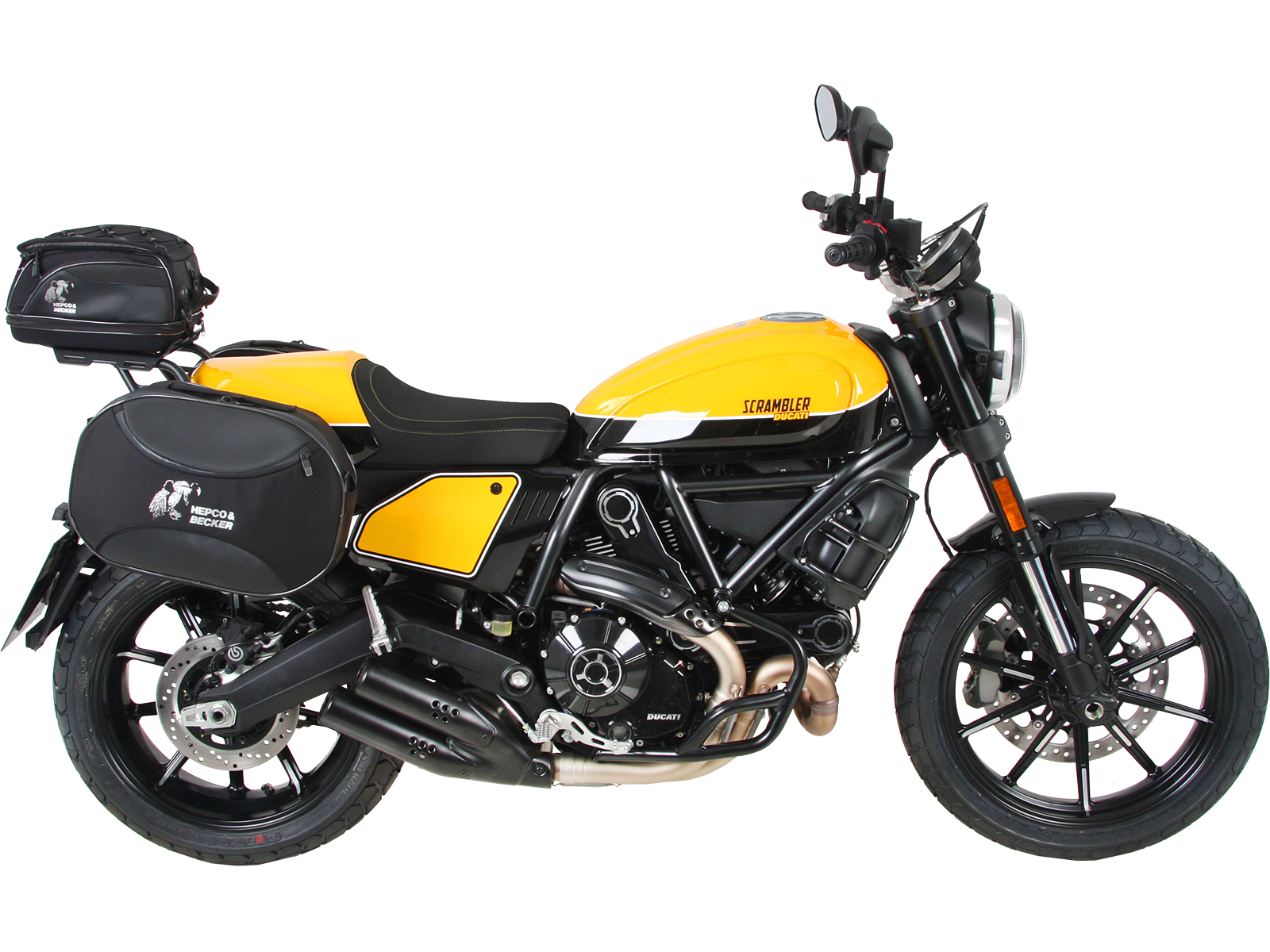 Smartrack Heckträger schwarz für Ducati Scrambler 800 (19-22) Hepco & Becker