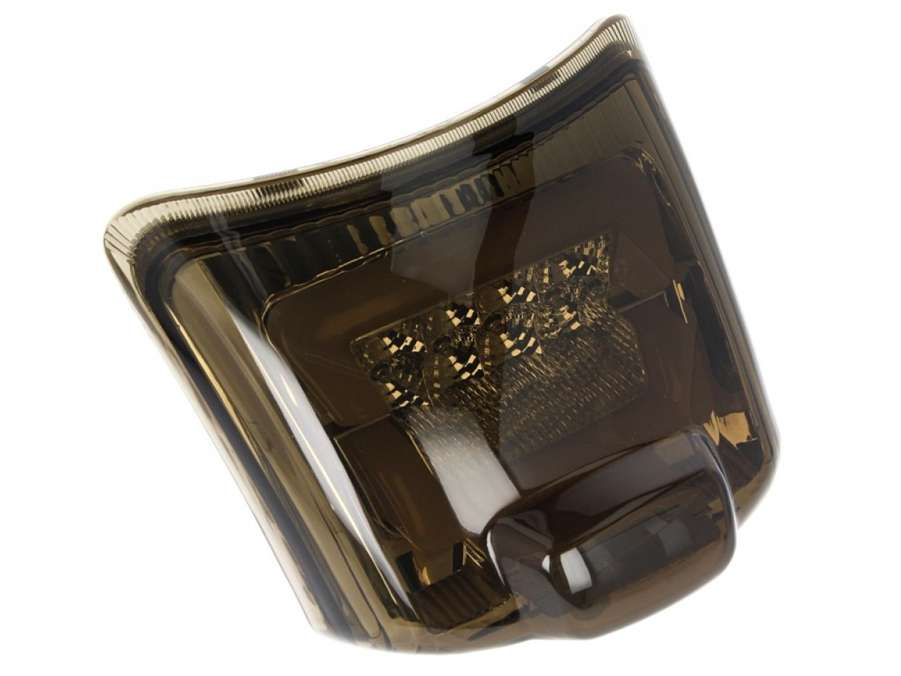 LED Rücklicht schwarz, E-geprüft für Vespa GTS / GTV (bis 2014)