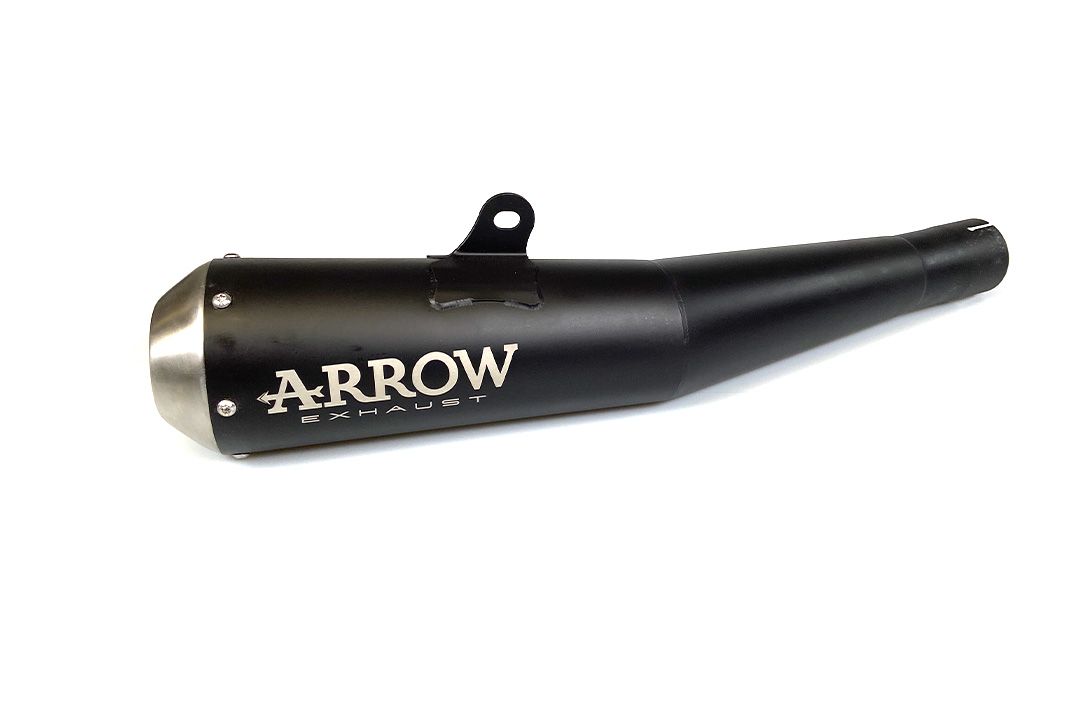 ARROW Auspuff DARK PRO RACING für Yamaha XJR1300 2007-2016, Edelstahl schwarz