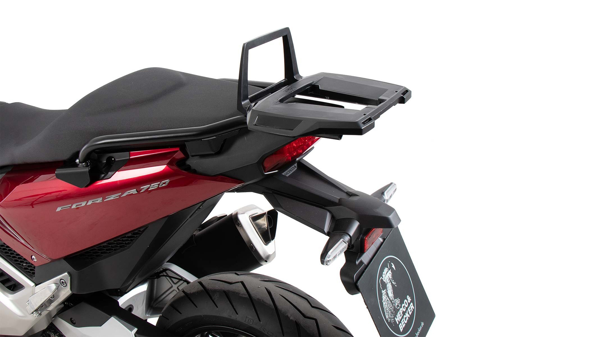 Alurack Topcaseträger schwarz für Honda NSS 750 Forza (21-) Hepco & Becker