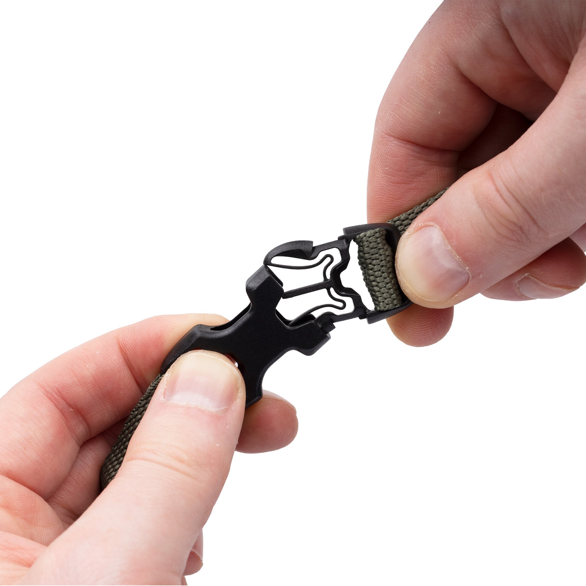 Atlas B-Clip, Spanngurtset 17mm x 2m, grün