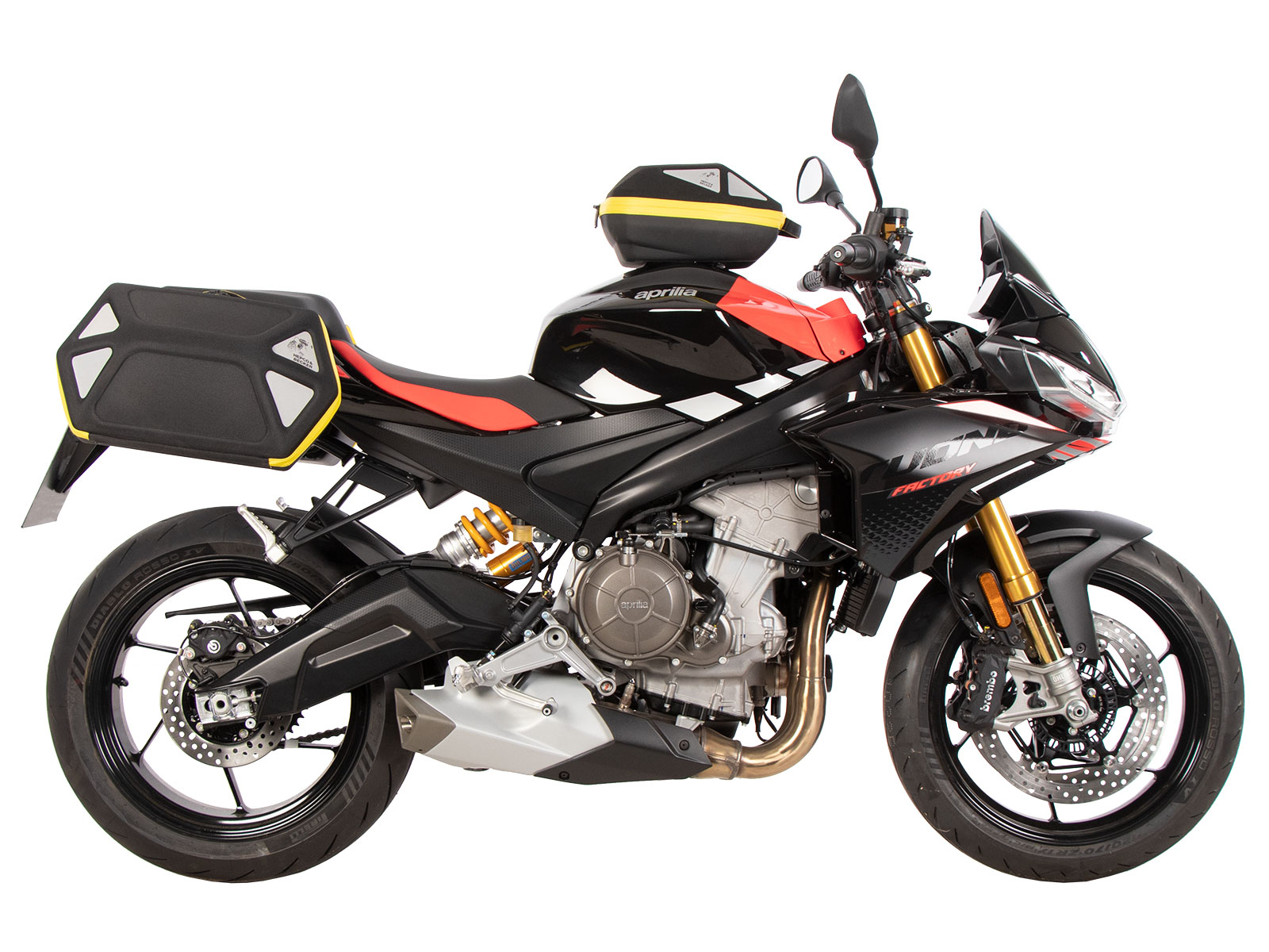 C-Bow Seitenträger schwarz für Aprilia Tuono 660 Factory (22-) Hepco & Becker