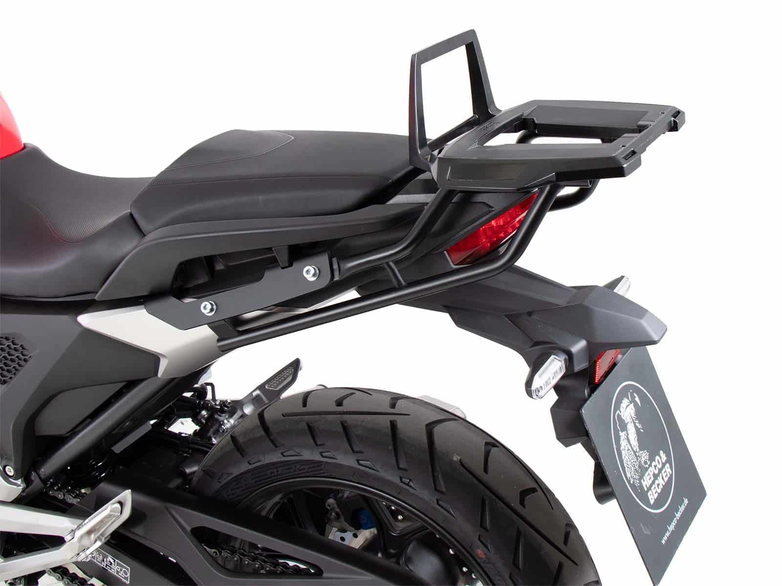 Alurack Topcaseträger schwarz für Honda NC 750 X /DCT (21-) Hepco & Becker