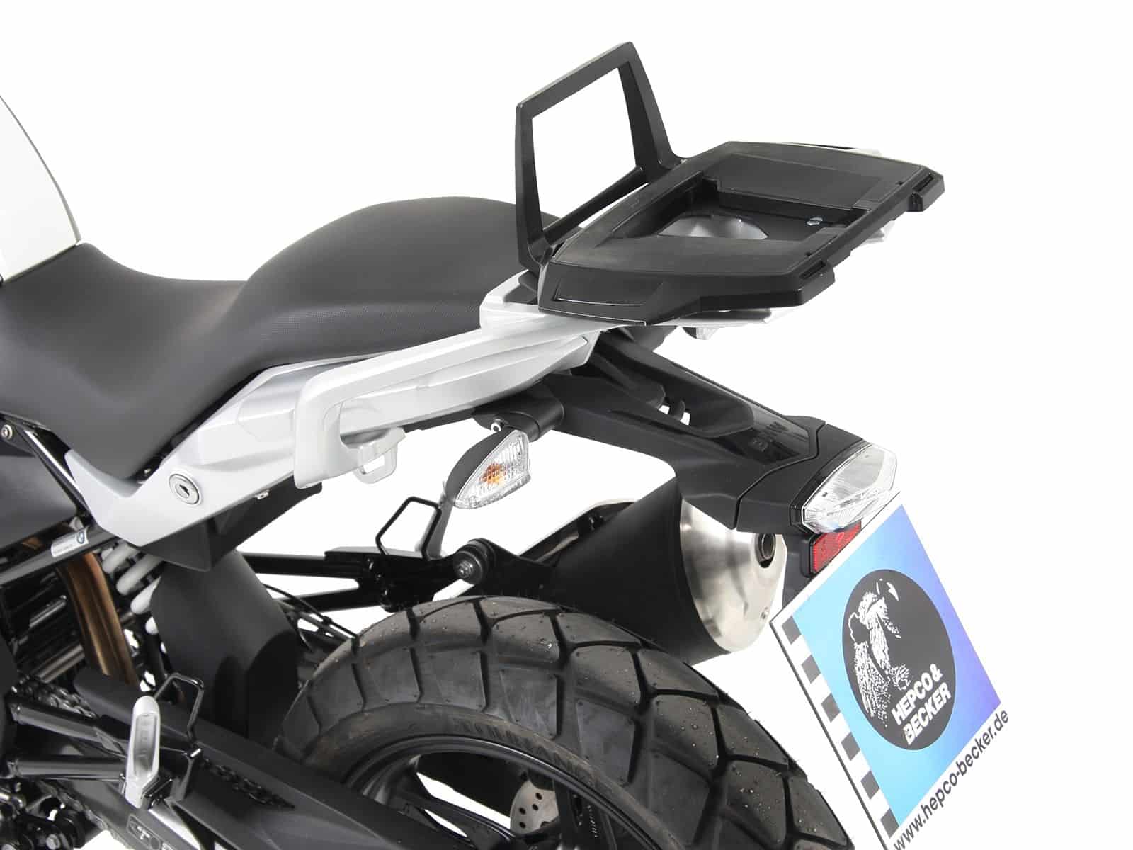 Alurack Topcase-Träger für Original-Gepäckbrücke für BMW G 310 GS (17-) Hepco & Becker