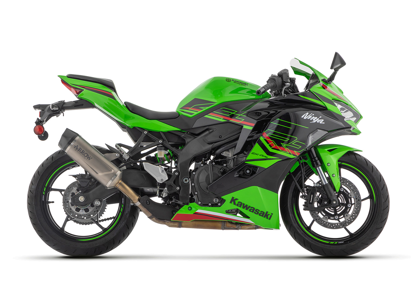 ARROW Auspuff INDY RACE EVO Titan für Kawasaki Ninja ZX-4R / RR Modelljahr 2024-
