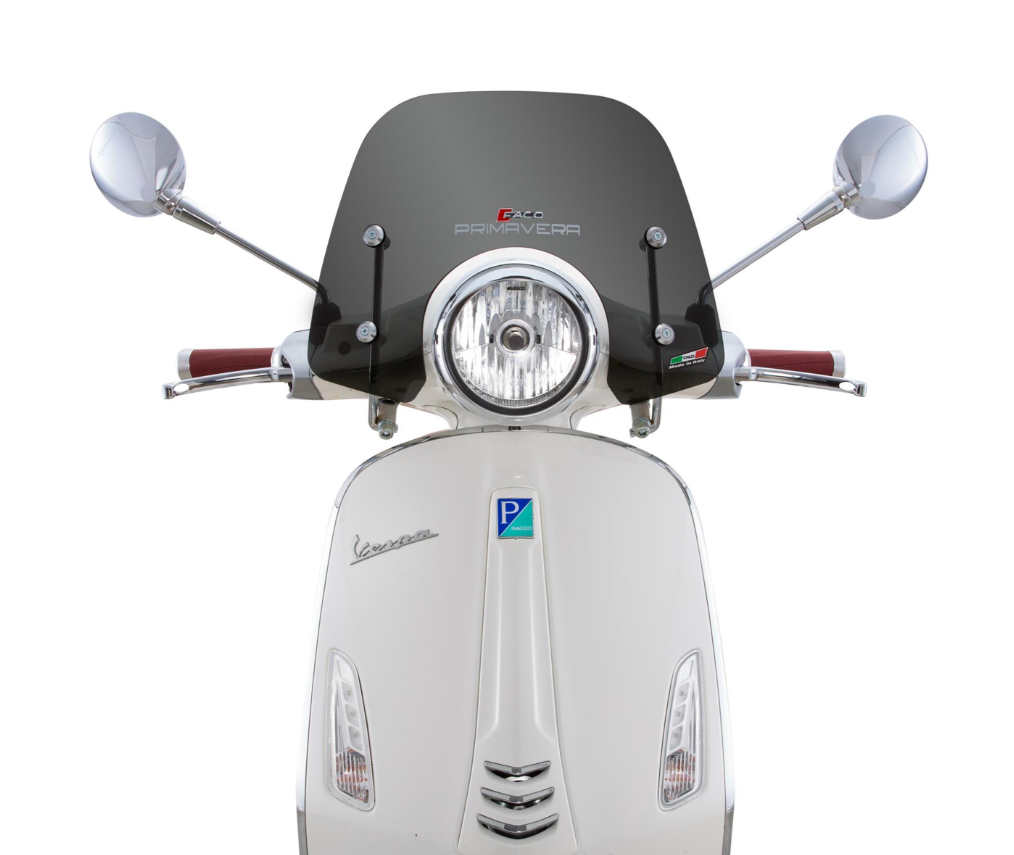 Flyscreen FACO für Vespa Primavera /Elettrica 50-125ccm 2T/​4T, getönt