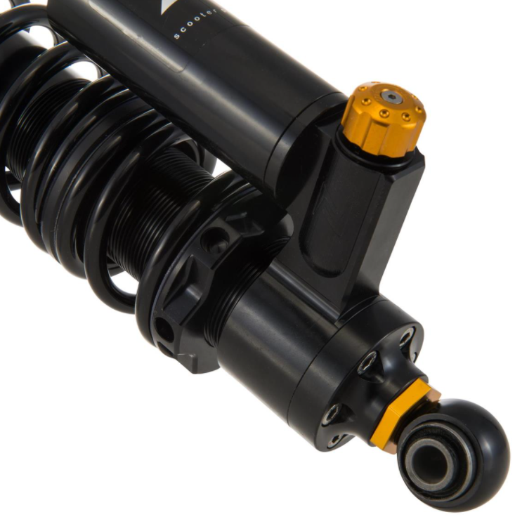 Stoßdämpfer "Black Edition", hinten für Vespa Primavera/​Sprint 125-150ccm ('14-), schwarz