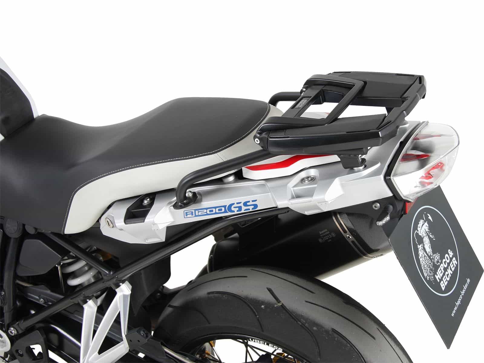 Easyrack Topcase-Träger schwarz für BMW R 1250 GS mit kurzer HP Sitzbank (19-23) Hepco & Becker