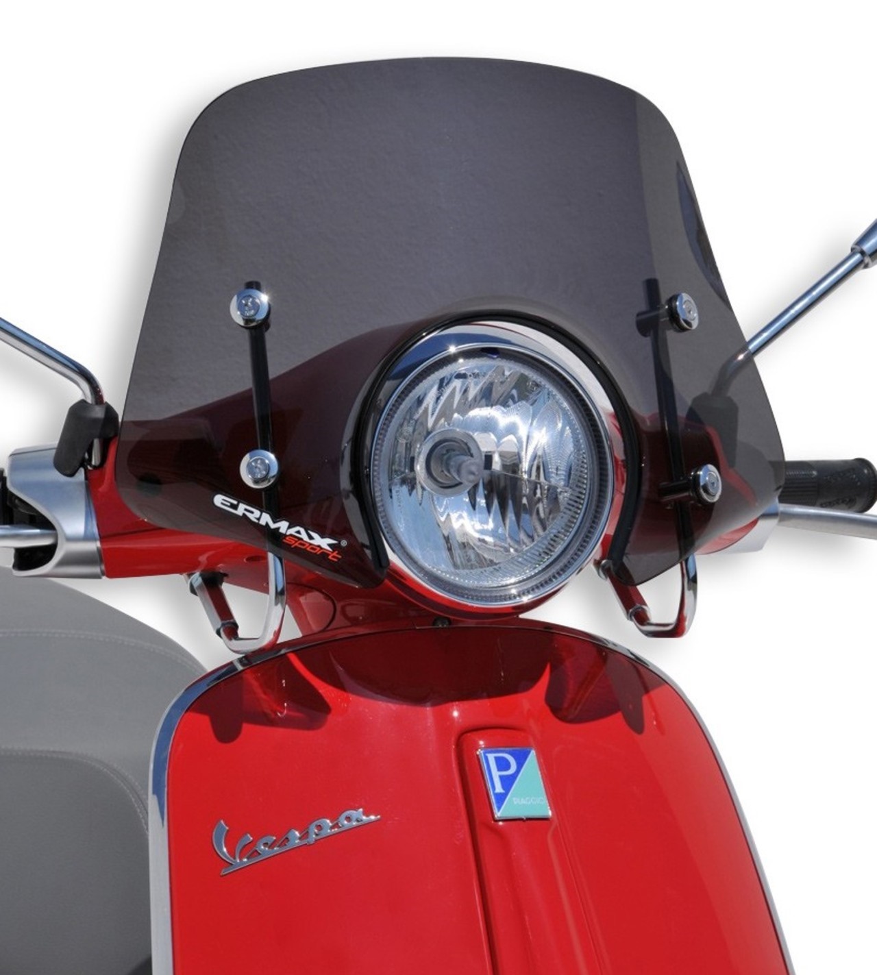 Windschild ERMAX Piccolo H 300 mm für Vespa Primavera 50-150ccm 2T/​4T, getönt