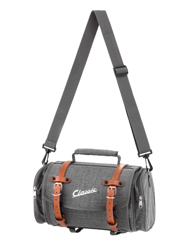 Tasche "Classic" klein für Vespa, Nylon, grau
