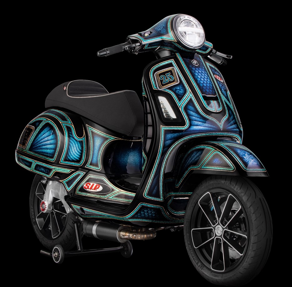 Kaskade für Vespa GTS/​GTS Super/​GTV/​GT 60/​GT/​GT L 125-300ccm (-'18), chrom