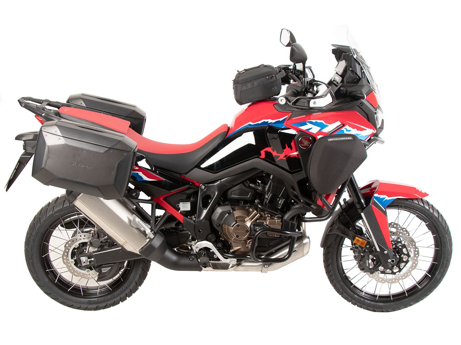 C-Bow Seitenträger schwarz für Honda CRF 1100 Africa Twin Adventure Sports (24-) Hepco & Becker