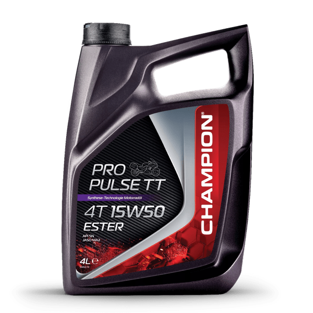 CHAMPION®  Pro Pulse TT 4T 15W-50 Ester Motoröl - 4 Liter