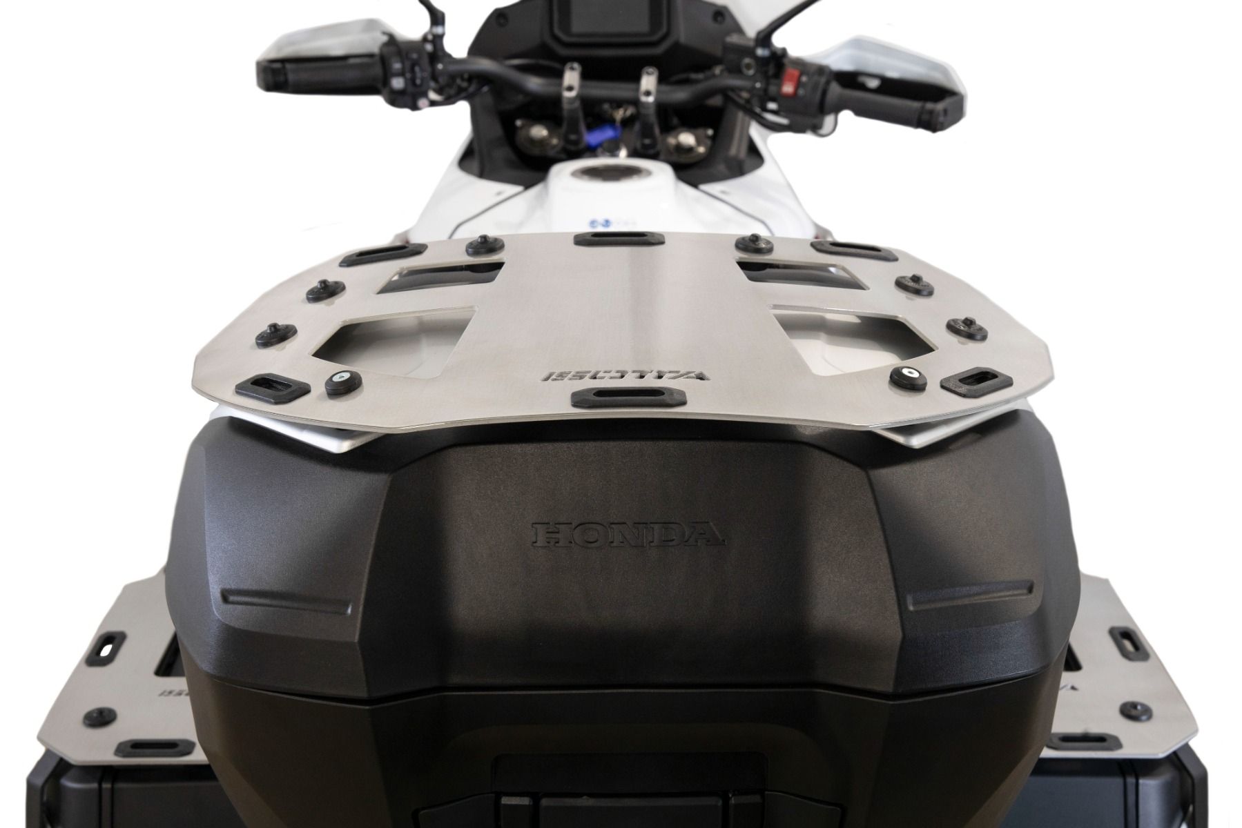 Gepäckträger für Topcase Honda XL 750 Transalp /NT 1100 /ADV 750 /NC 750 X, Alu gebürstet, poliert