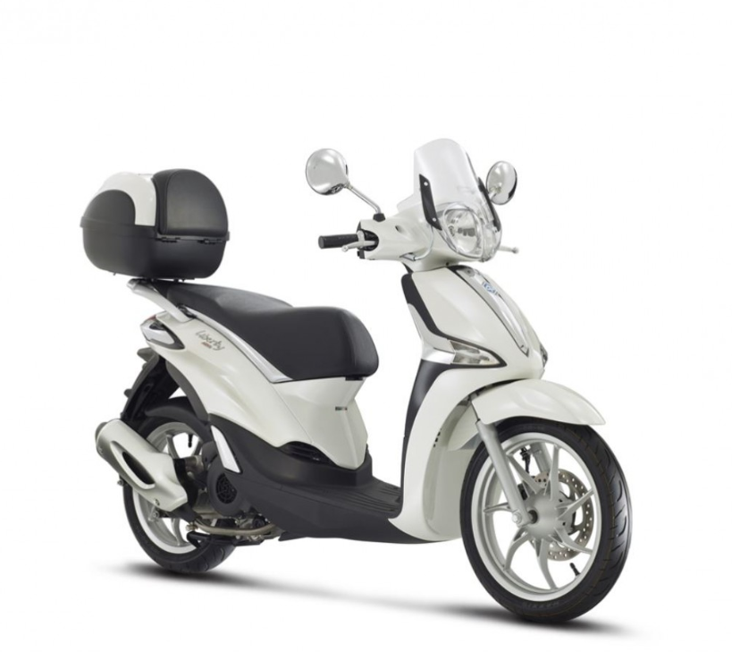 Sport Windschutzscheibe komplett, transparent für Liberty Original Piaggio