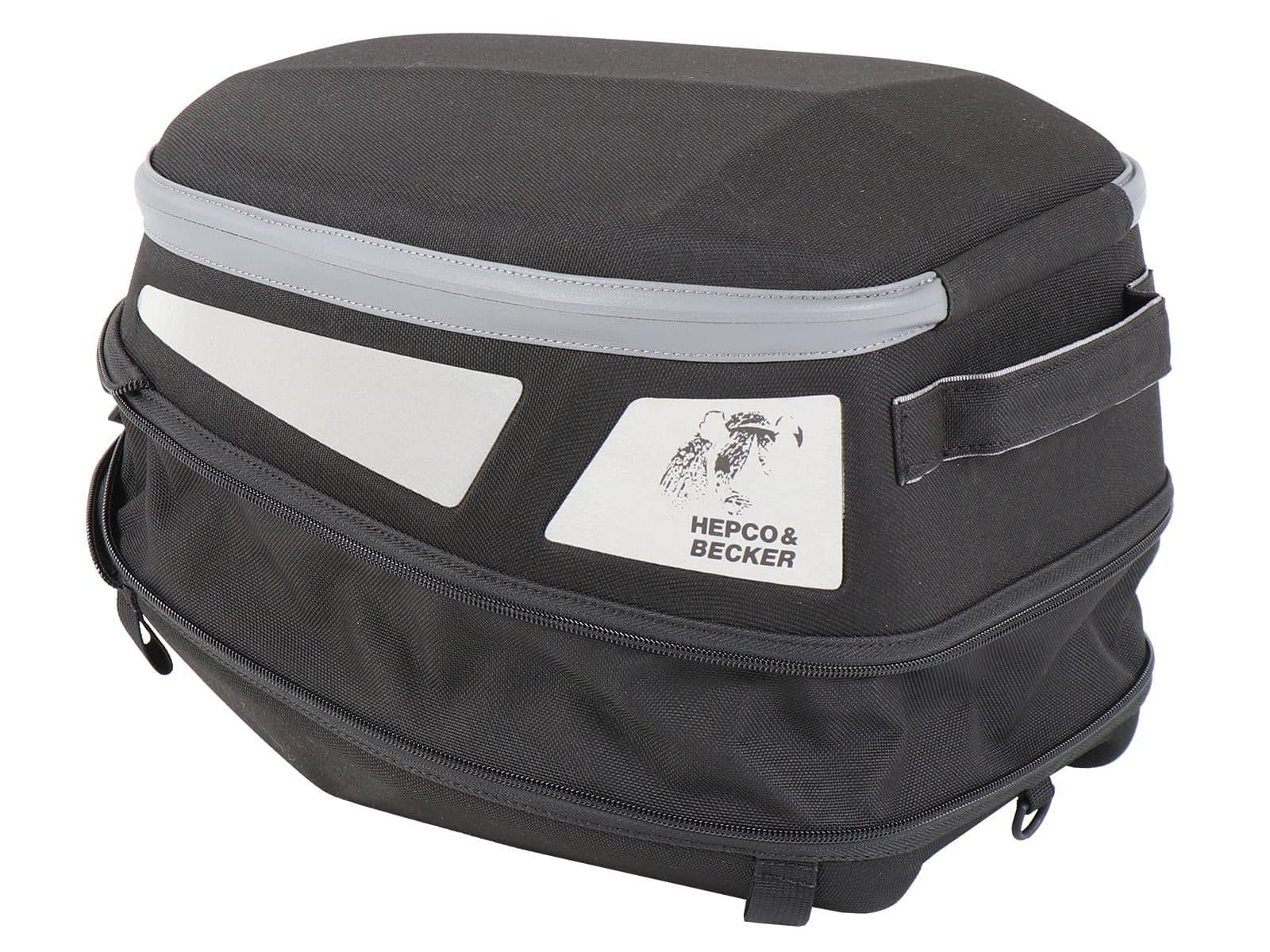 Royster Rearbag Sport Hecktasche schwarz/grau inkl. Basic Befestigung Hepco & Becker