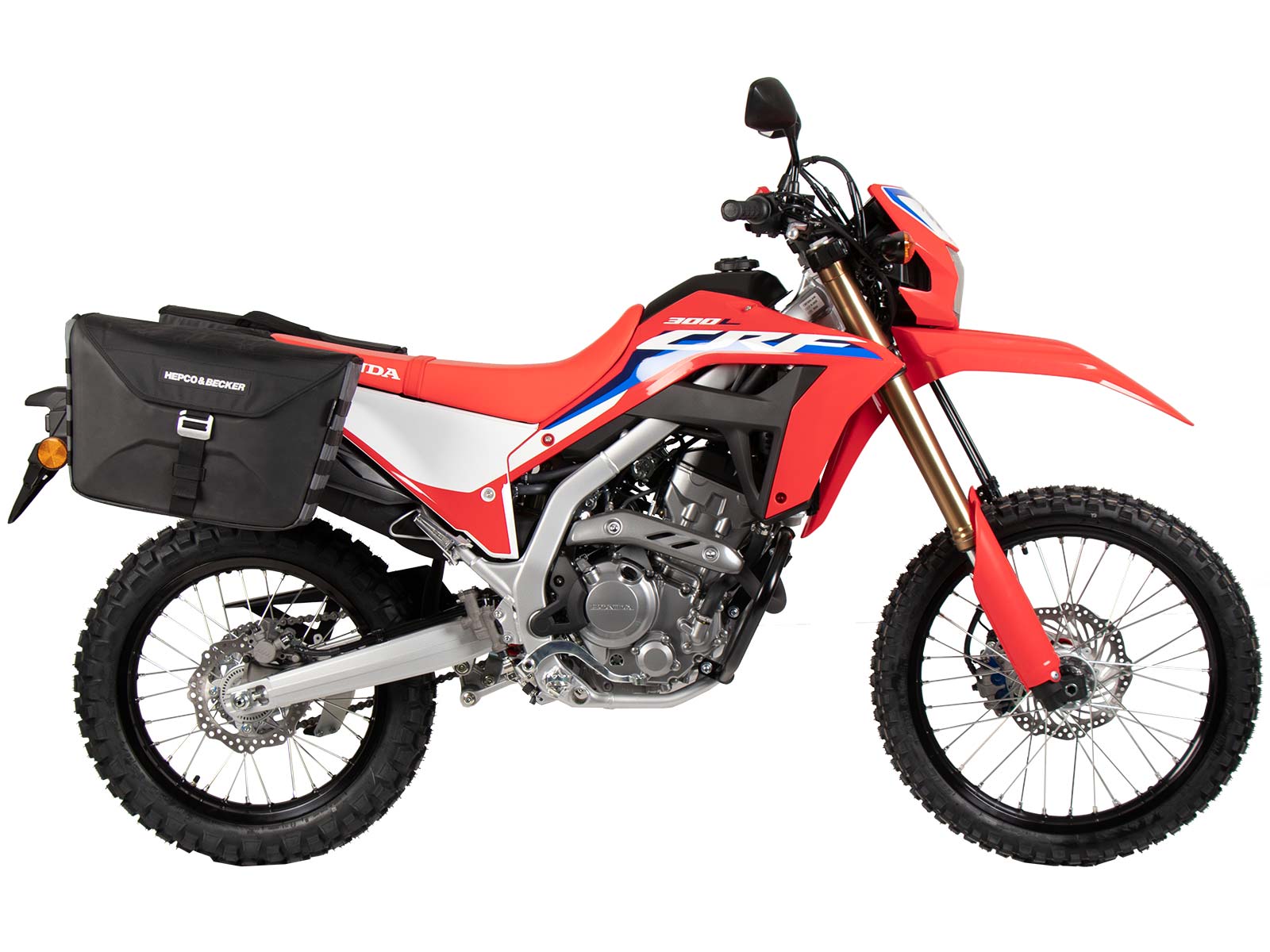C-Bow Seitenträger schwarz für Honda CRF 300 L (21-) Hepco & Becker