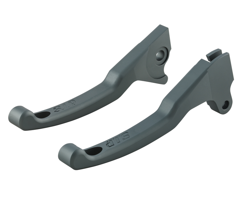 Sporthebel Set Bremse Shorty für Vespa LX /​LXV /​S /​Primavera /​Sprint 50-150ccm, grau matt