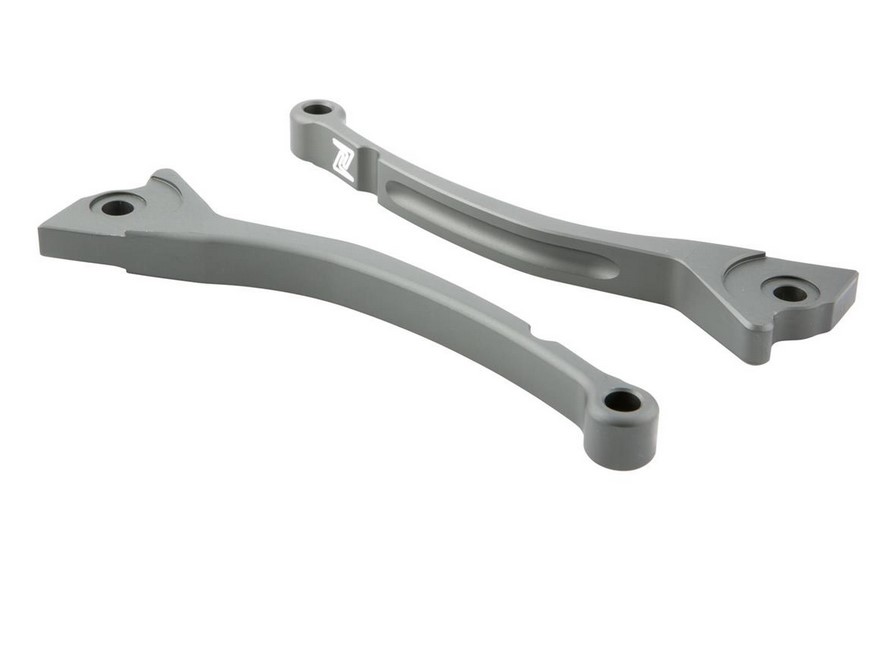 Sporthebel Set Bremse ZELIONI für Vespa, rechts und links, grau matt
