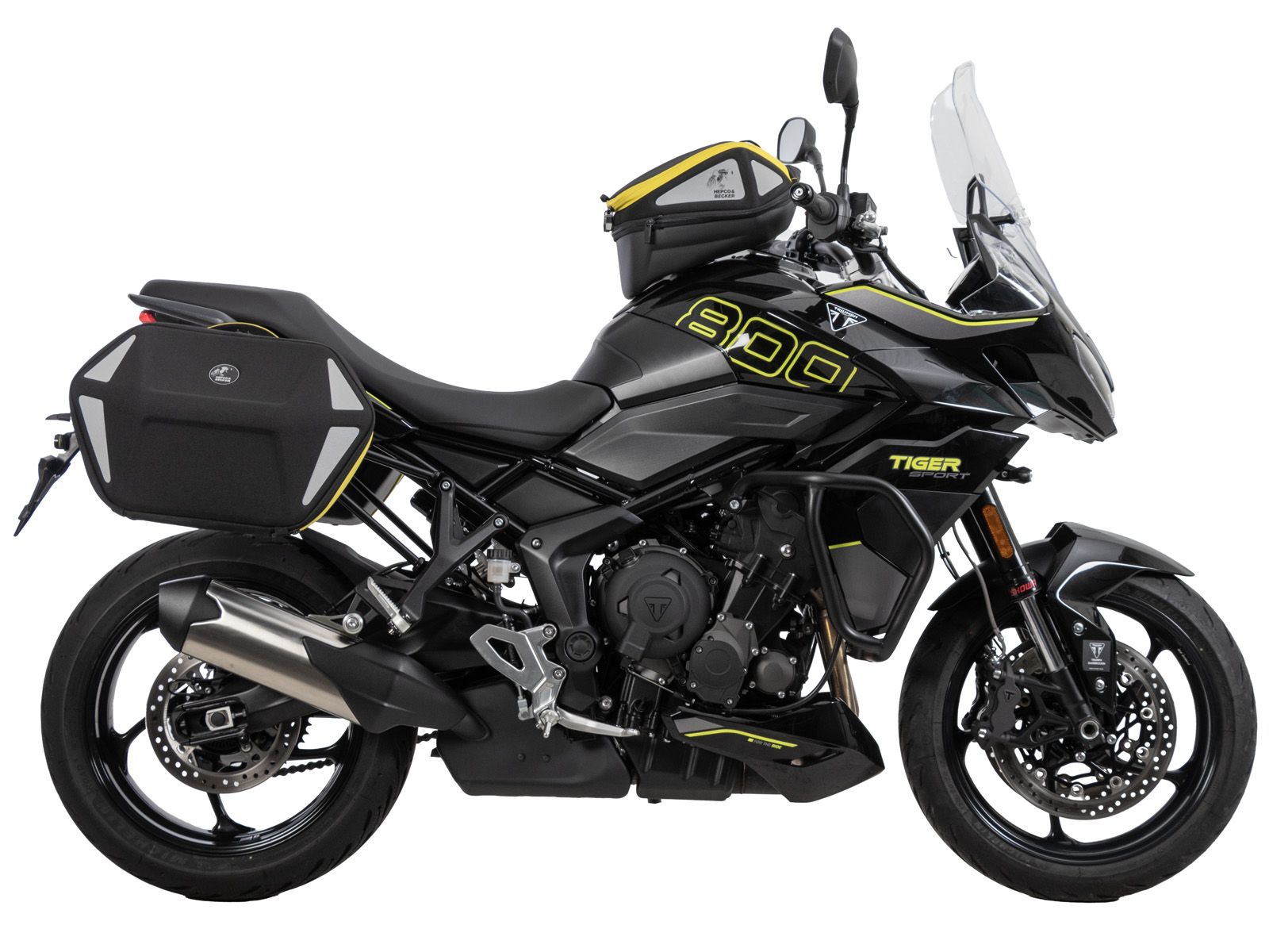 C-Bow Seitenträger schwarz für Triumph Tiger Sport 800 (25-) Hepco & Becker