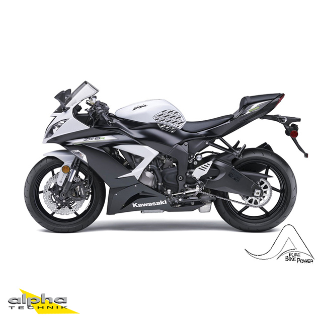 Stompgrip klar, Volcano, für Kawasaki ZX6R Ninja, 2009-2025