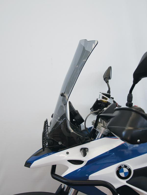 Hohe Windschutzscheibe ADV Typ für BMW F 700 GS (12-18), rauchgrau