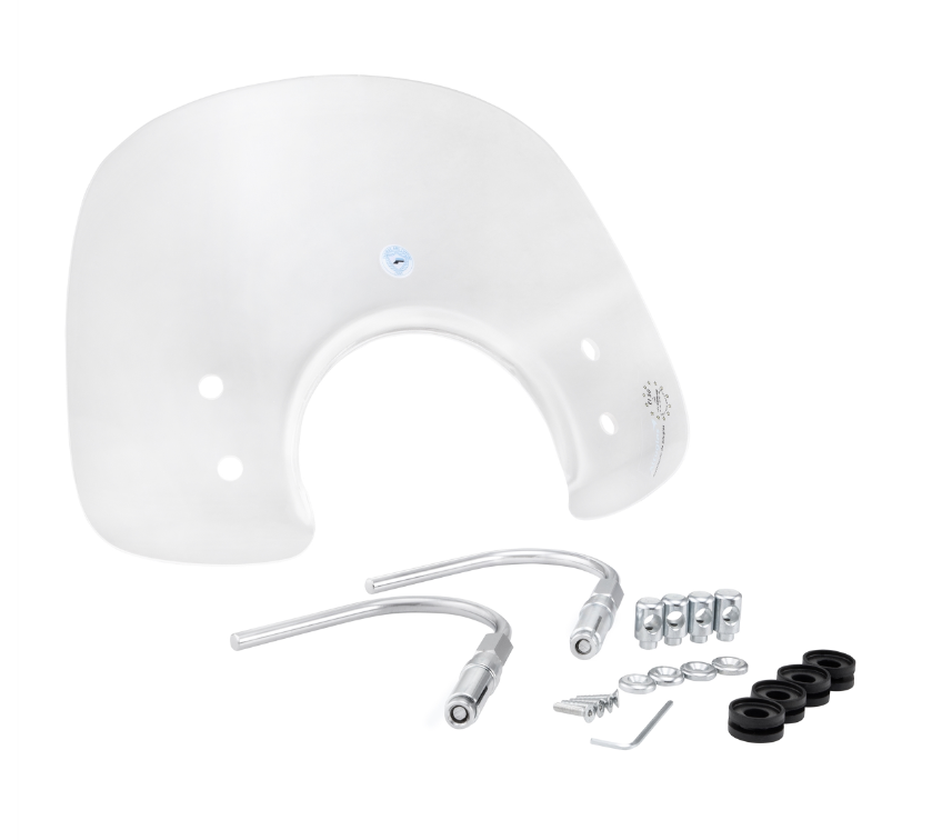 Windschild CUPPINI halbhoch für Vespa GTS/​GTS Super/​GT/​GT L 125-300ccm, klar