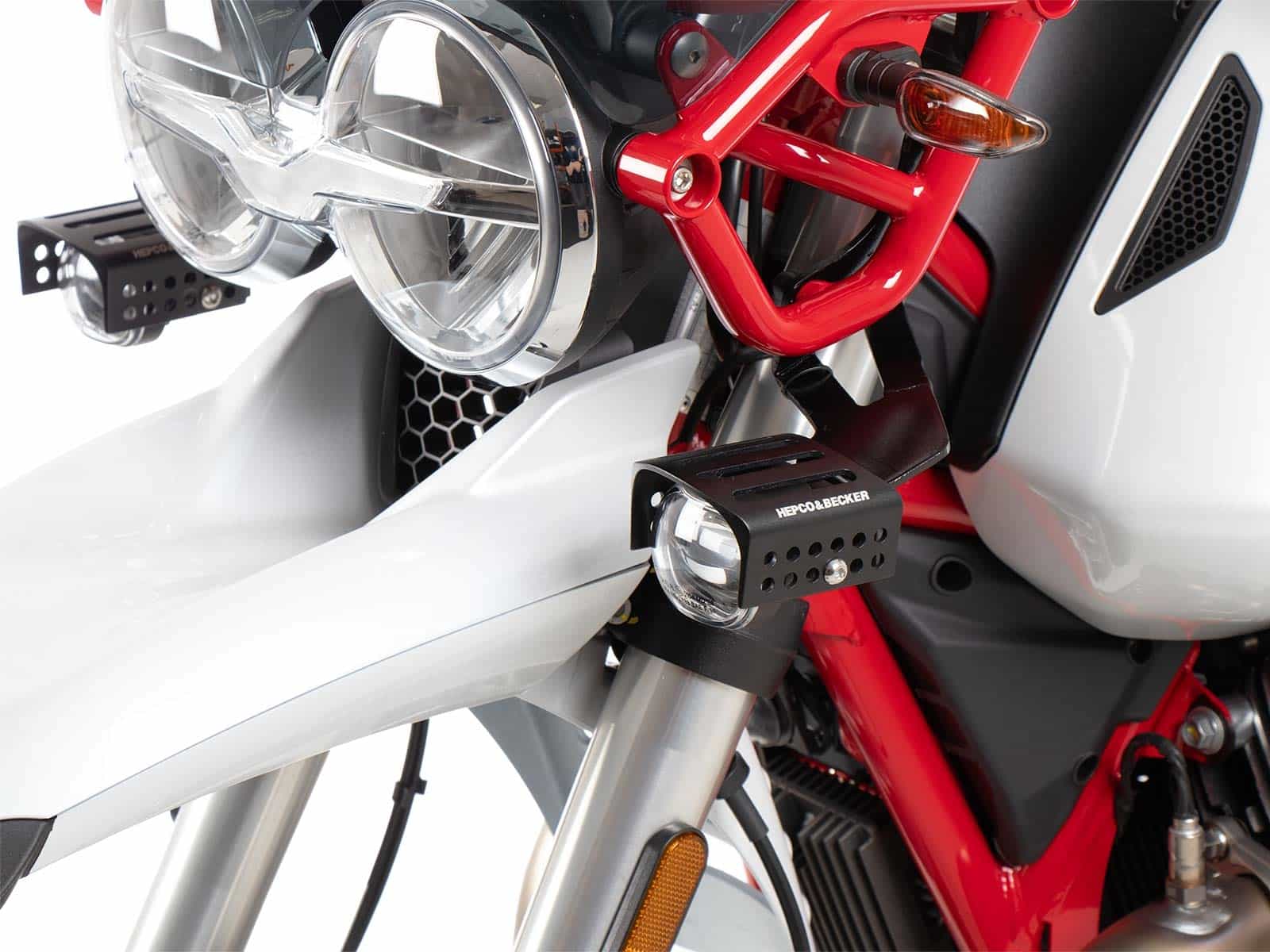 Zusatzscheinwerfer für Moto Guzzi V85 TT Hepco & Becker