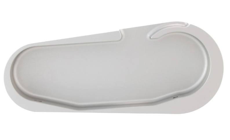 Schwingenabdeckung VBB Style für Vespa PX 80-200ccm, silber matt