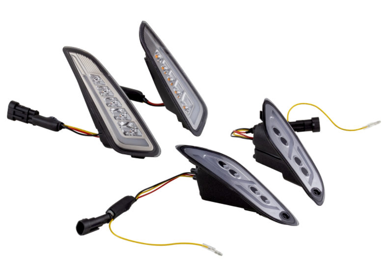 Blinker Kit vorne & hinten für Vespa Primavera/​Sprint 125-150ccm 2T/​4T AC, klar