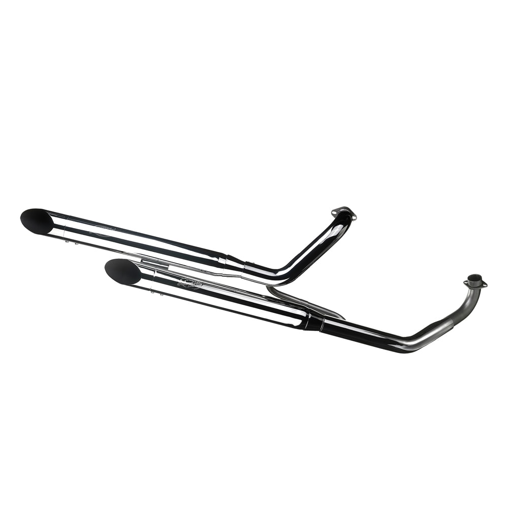 LeoVince Auspuffanlage Silver Tail, Slip On für Yamaha XV Virago