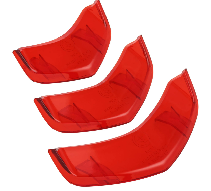 Kaskadeneinsatz für Vespa GTS/​GTS Super/​GTV HPE 125-300ccm ('19-22), rot  transparent